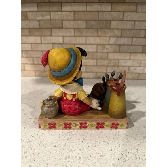 Jim Shore Disney‎ Showcase #4005220 Carved From The Heart Pinocchio Figurine - Picture 3 of 5
